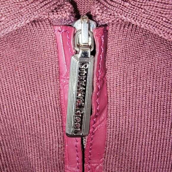 Stefano Ricci Men's Cashmere-Silk Quarter-Zip Polo Sweater w/ Crocodile size XL - Picture 6 of 12